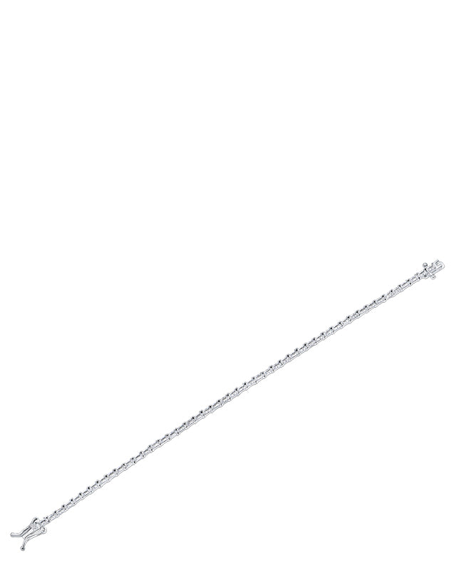 Thin Baguette Tennis Bracelet