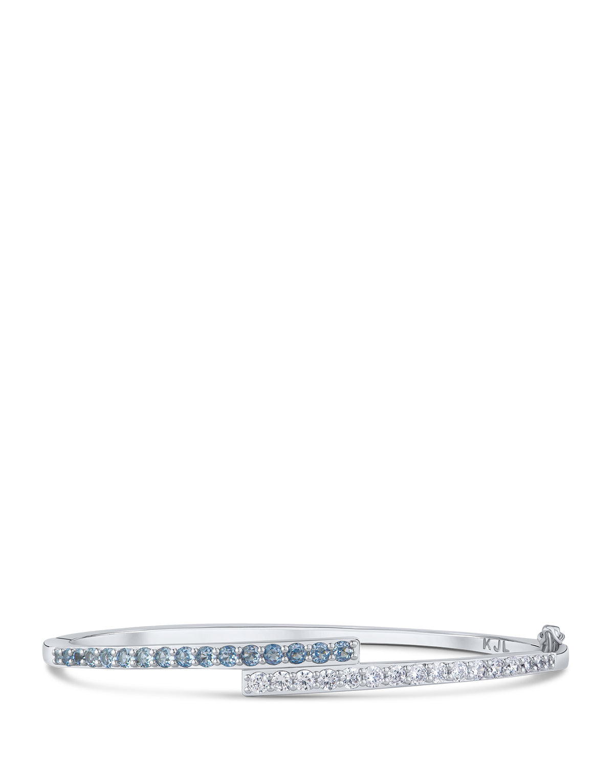 Round CZ Overlap Bracelet