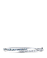 Round CZ Overlap Bracelet