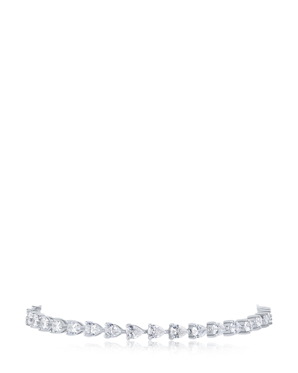 Mini Pear CZ Tennis Bracelet