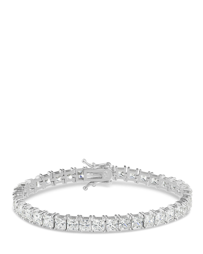 Princess Cut Tennis Bracelet
