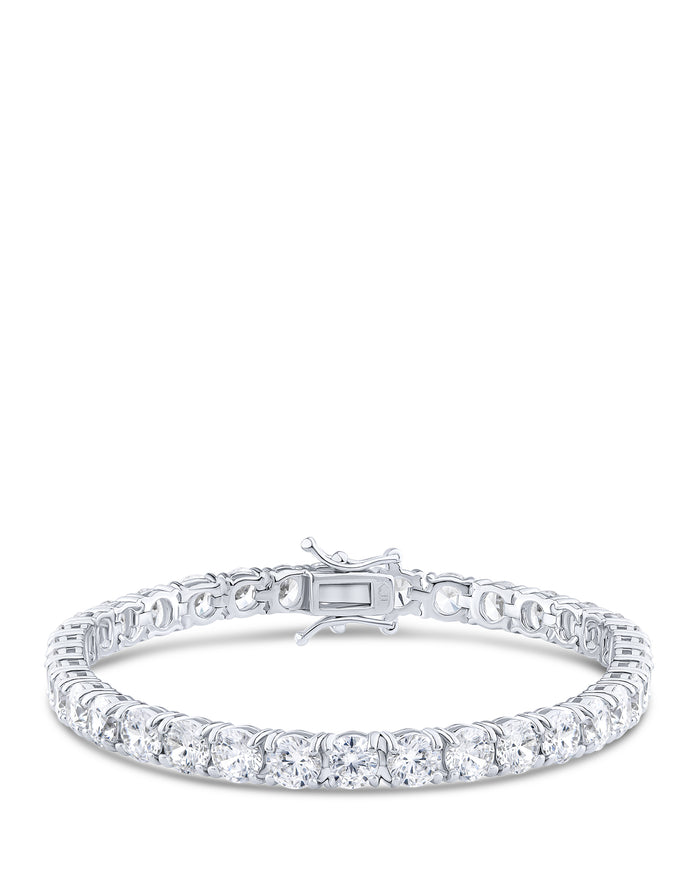 Round CZ Tennis Bracelet