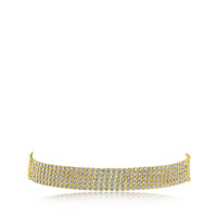 Micro Pave Multi Row Bracelet