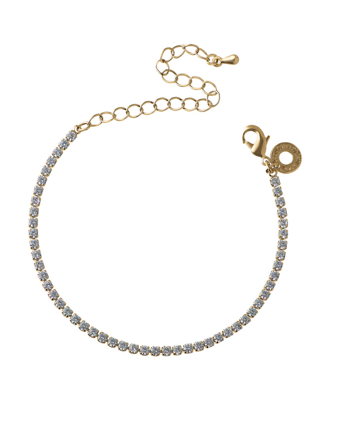 Delicate CZ Round Bracelet