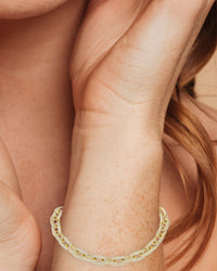 Pave CZ Chain Bracelet