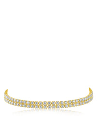 Pave Double Row Bracelet