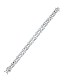 Marquise CZ Link Bracelet