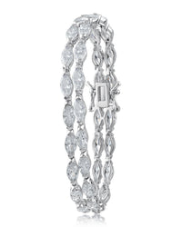 Marquise CZ Link Bracelet