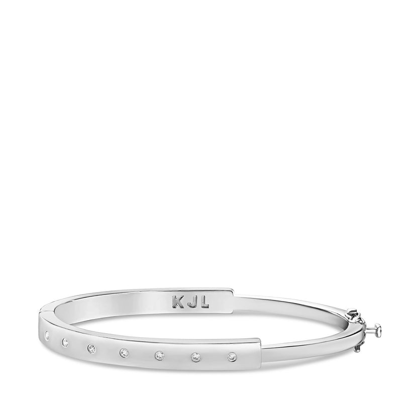 Half CZ Bangle