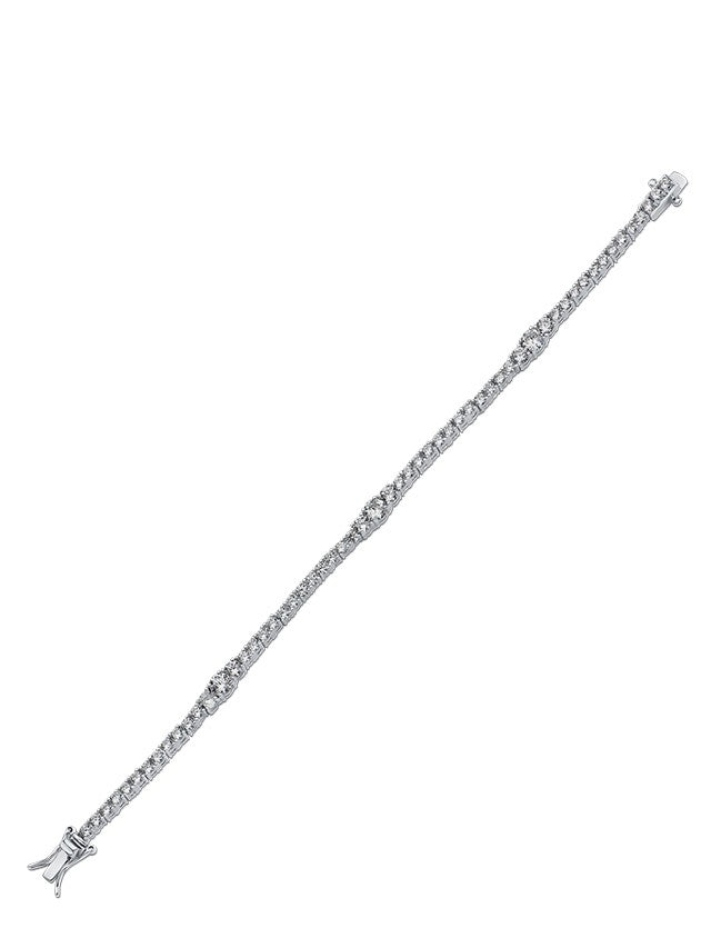Graduated CZ Tennis Bracelet