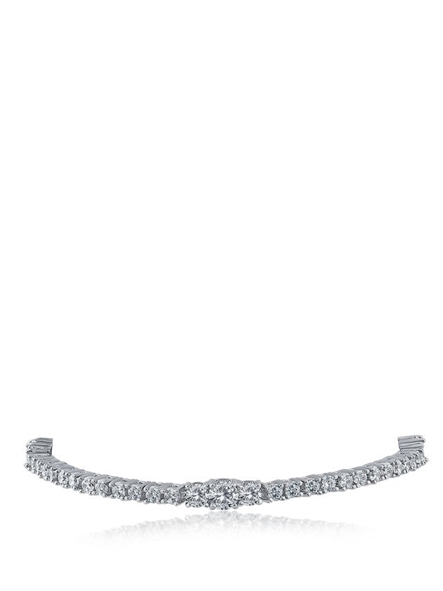 Graduated CZ Tennis Bracelet