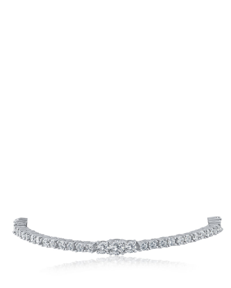 Graduated CZ Tennis Bracelet