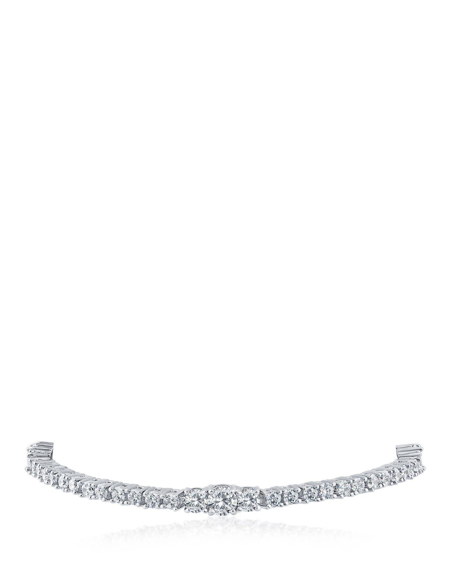 Graduated CZ Tennis Bracelet