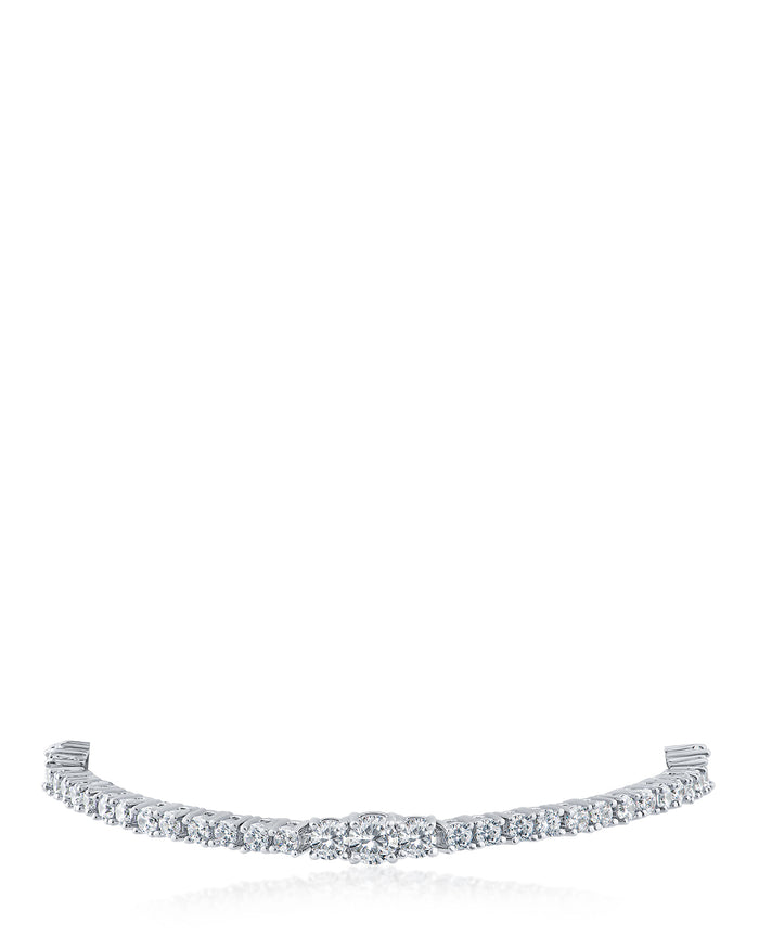 Graduated CZ Tennis Bracelet