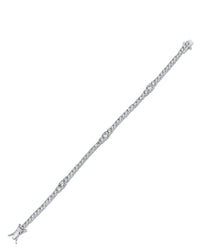 Graduated CZ Tennis Bracelet