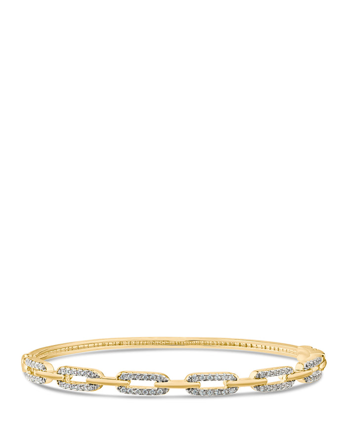 Pave Link Bangle