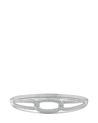 Pave Interlocking Chain Bracelet