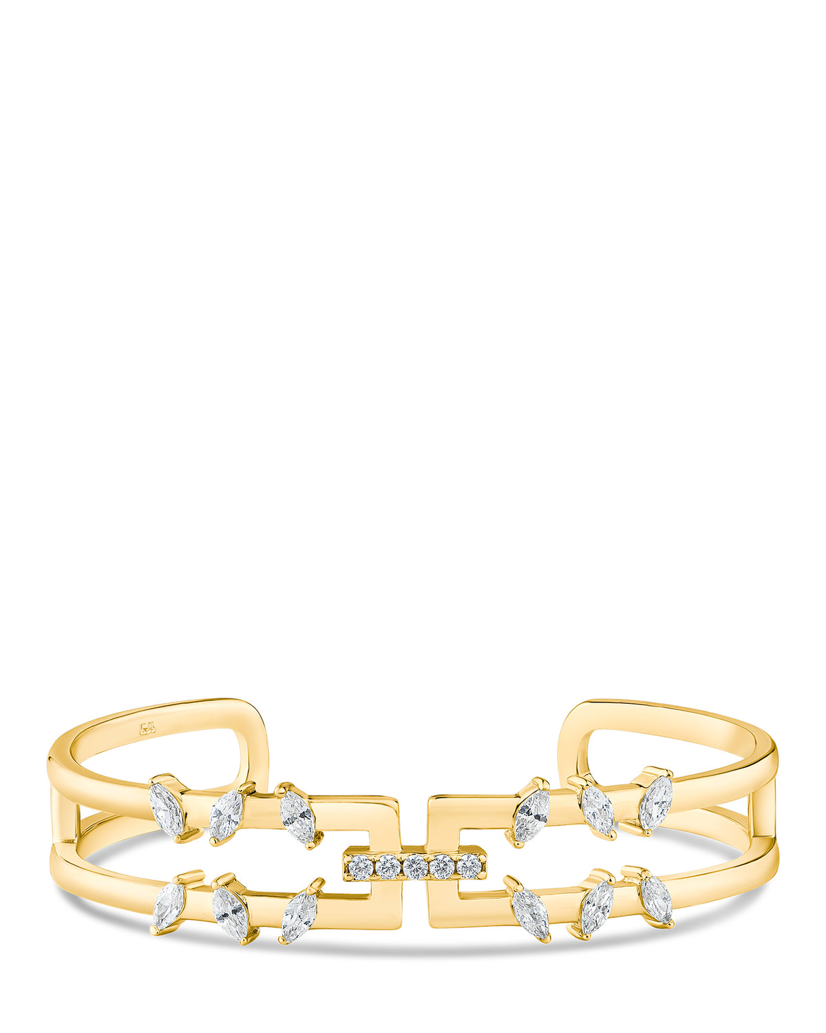 Marquise CZ Open Cuff Bracelet