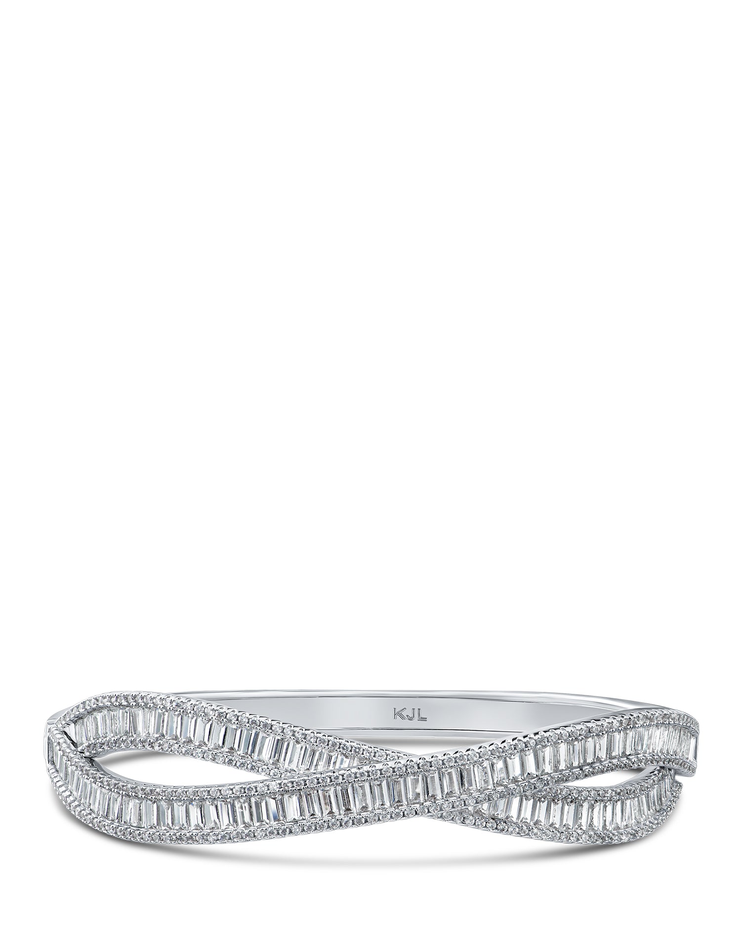 Baguette CZ Overlap Bracelet