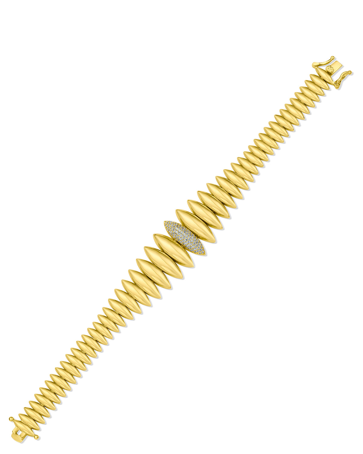 Marquise Shape Link Bracelet