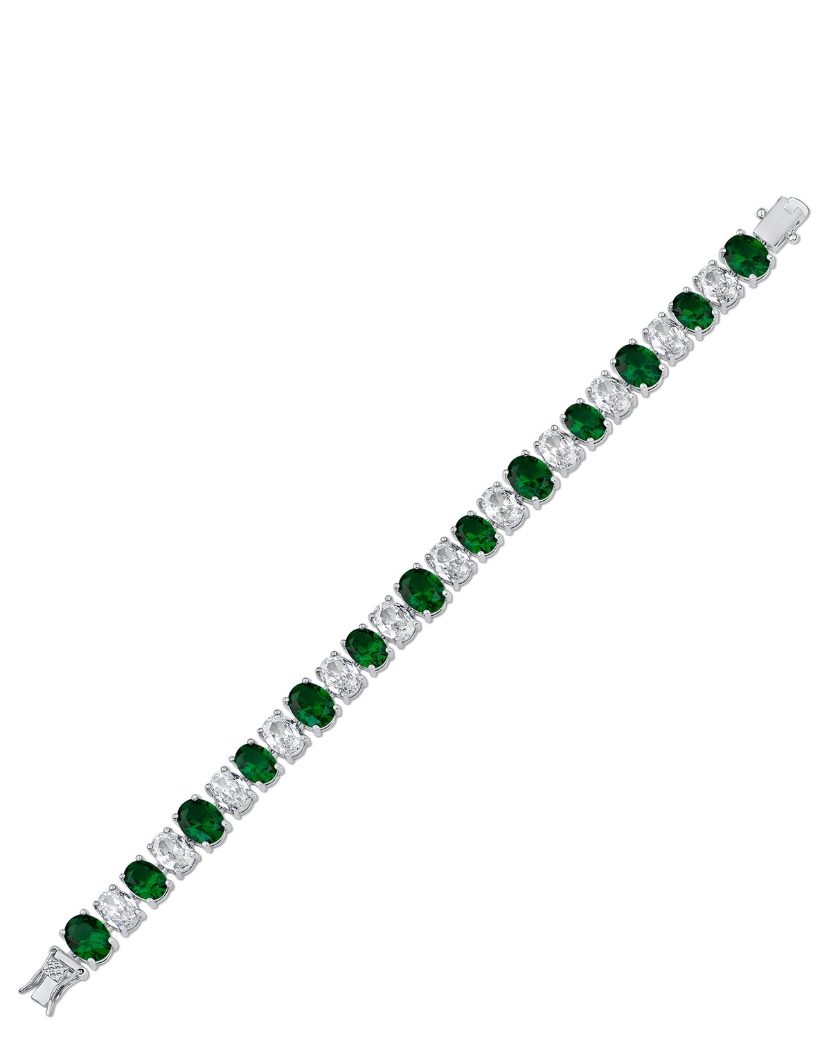Oval CZ Tennis Bracelet