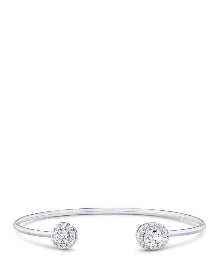 Open CZ Duo Cuff Bracelet