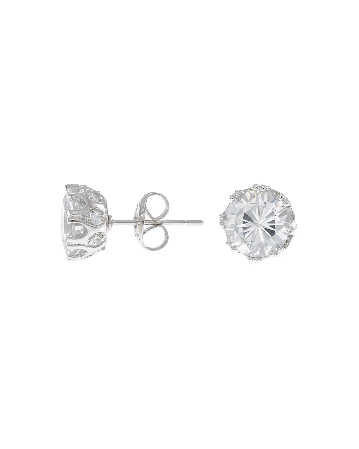 Crown Prong Studs