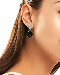 Double Pear Drop Earrings