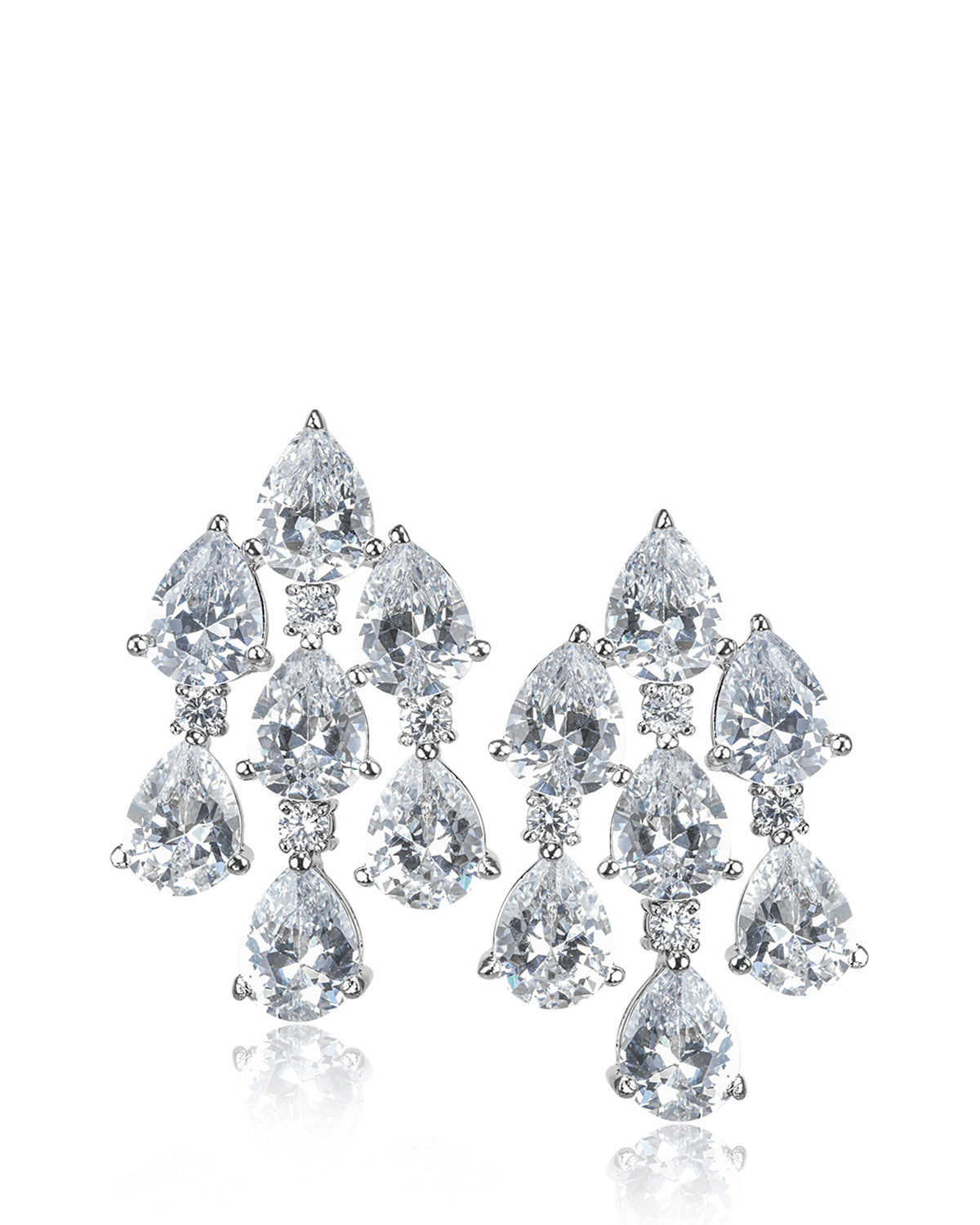 Cascading Pear CZ Drops