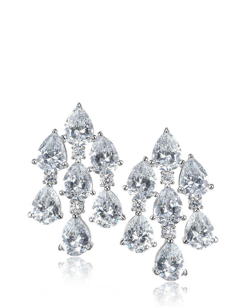 Cascading Pear CZ Drops