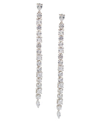 Multi CZ Drop Earrings