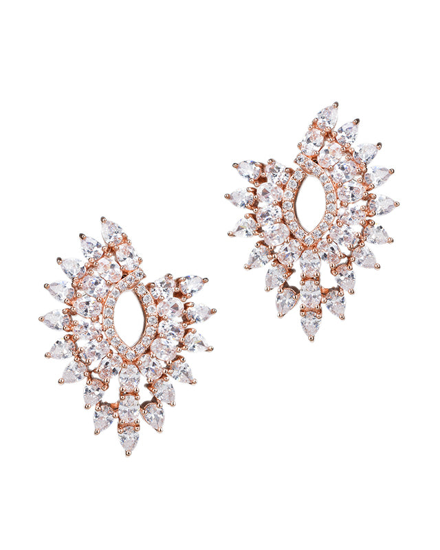 Open Cluster CZ Earrings