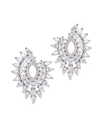 Open Cluster CZ Earrings