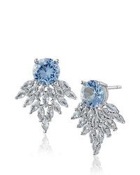 Marquise and Round CZ Cluster