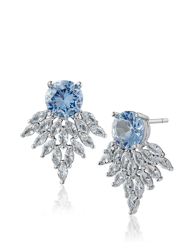 Marquise and Round CZ Cluster