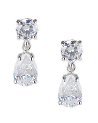Pearl and Pear Drop Earrings