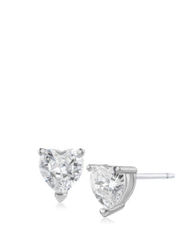 Heart CZ Stud