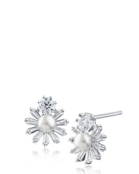 Delicate Pearl Post Earrings