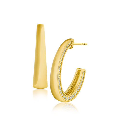 Short Chain Round Earrings – CZ by Kenneth Jay Lane