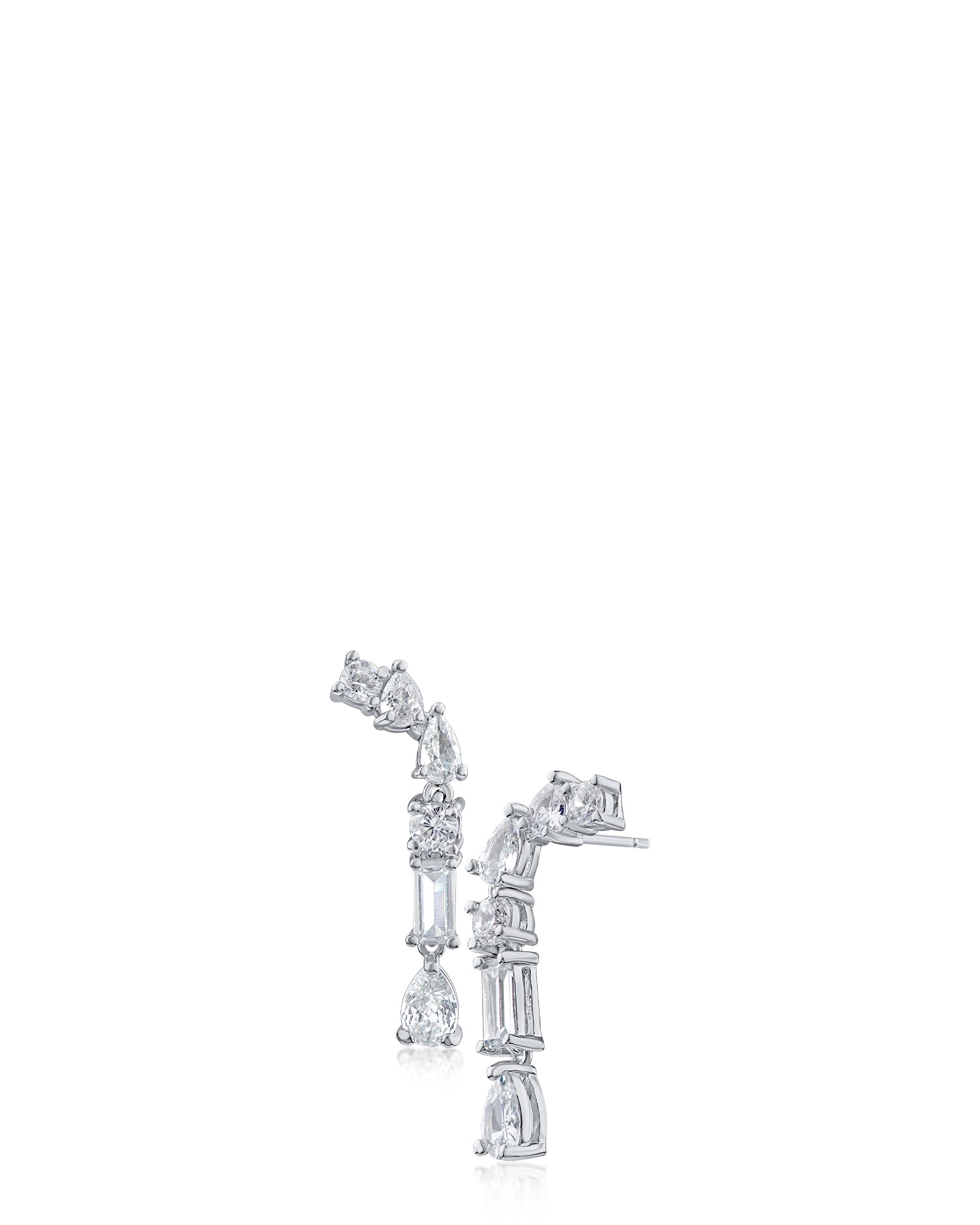 Multi Shape Petite Drop Earrings
