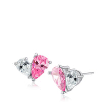 Double Pear CZ Earrings