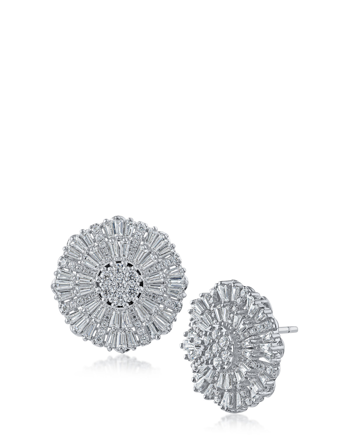 Baguette Starburst Earrings