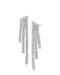 Marquise CZ Fringe Earrings