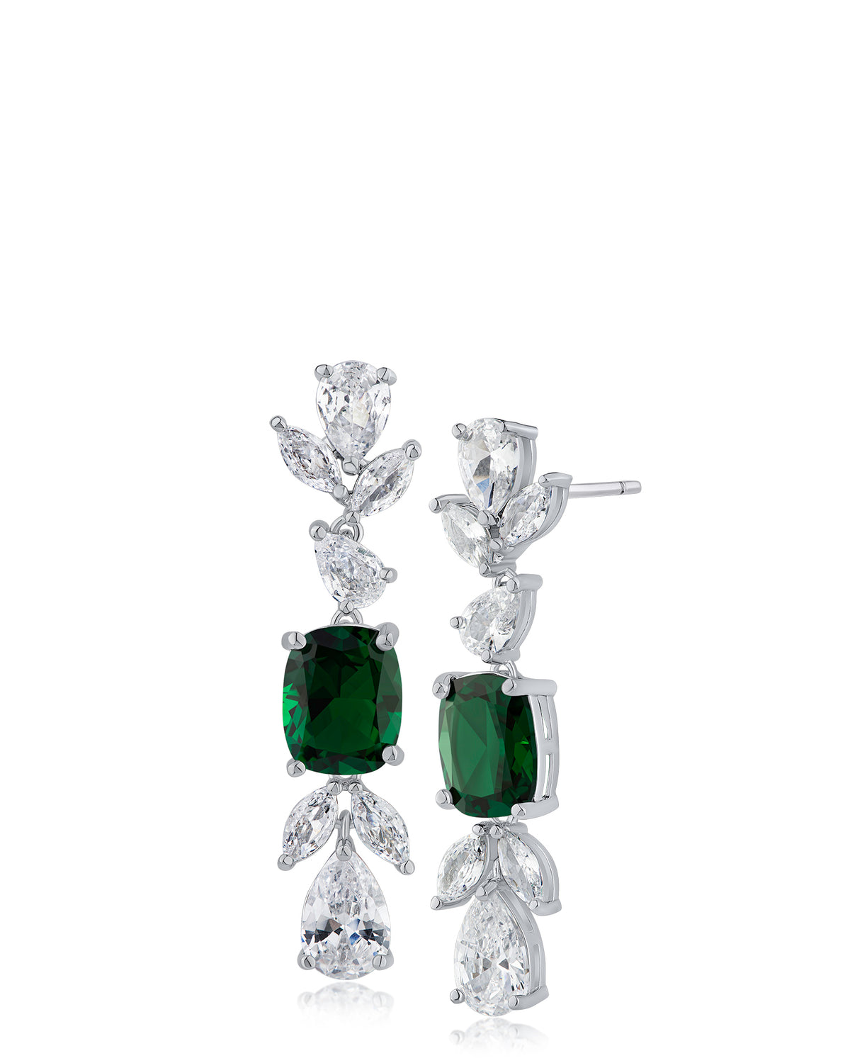Glamorous CZ Drop Earrings