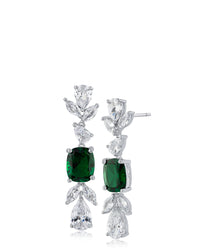 Glamorous CZ Drop Earrings