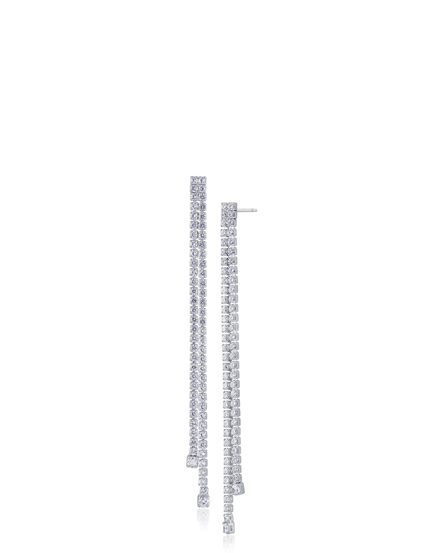 Radiance Line Earrings – CZ by Kenneth Jay Lane