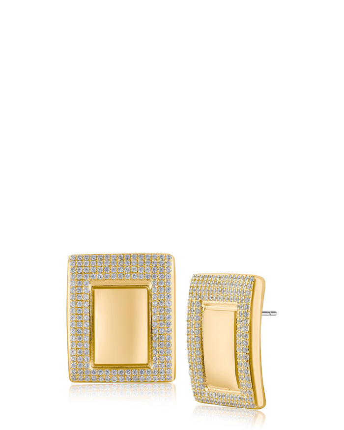 Oversized Square Earrings