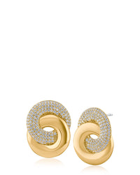 Round Double Link Earrings