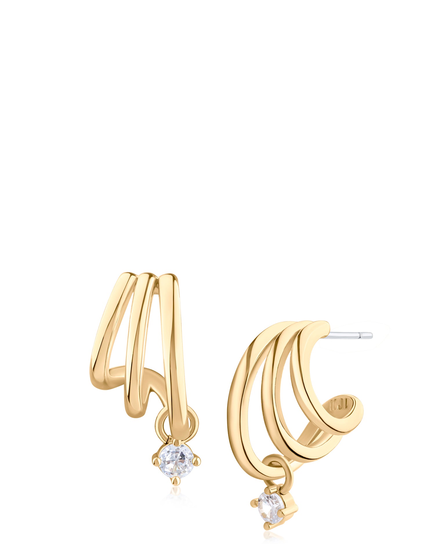 Triple Hoop Earrings