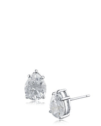 Pear Stud Post Earrings